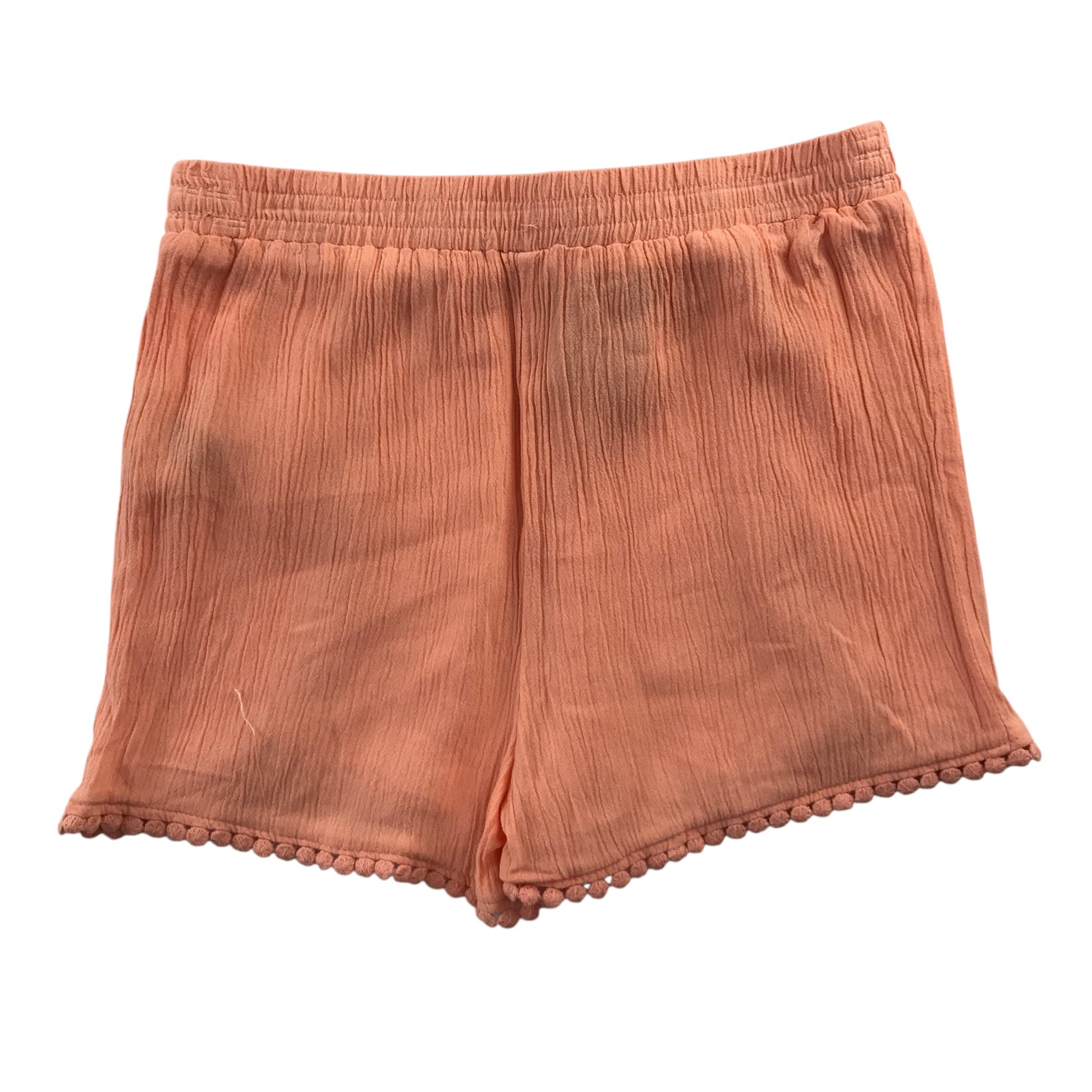 Next and F&F summer bundle 5-6 years brown sequin t-shirt and orange shorts cotton viscose