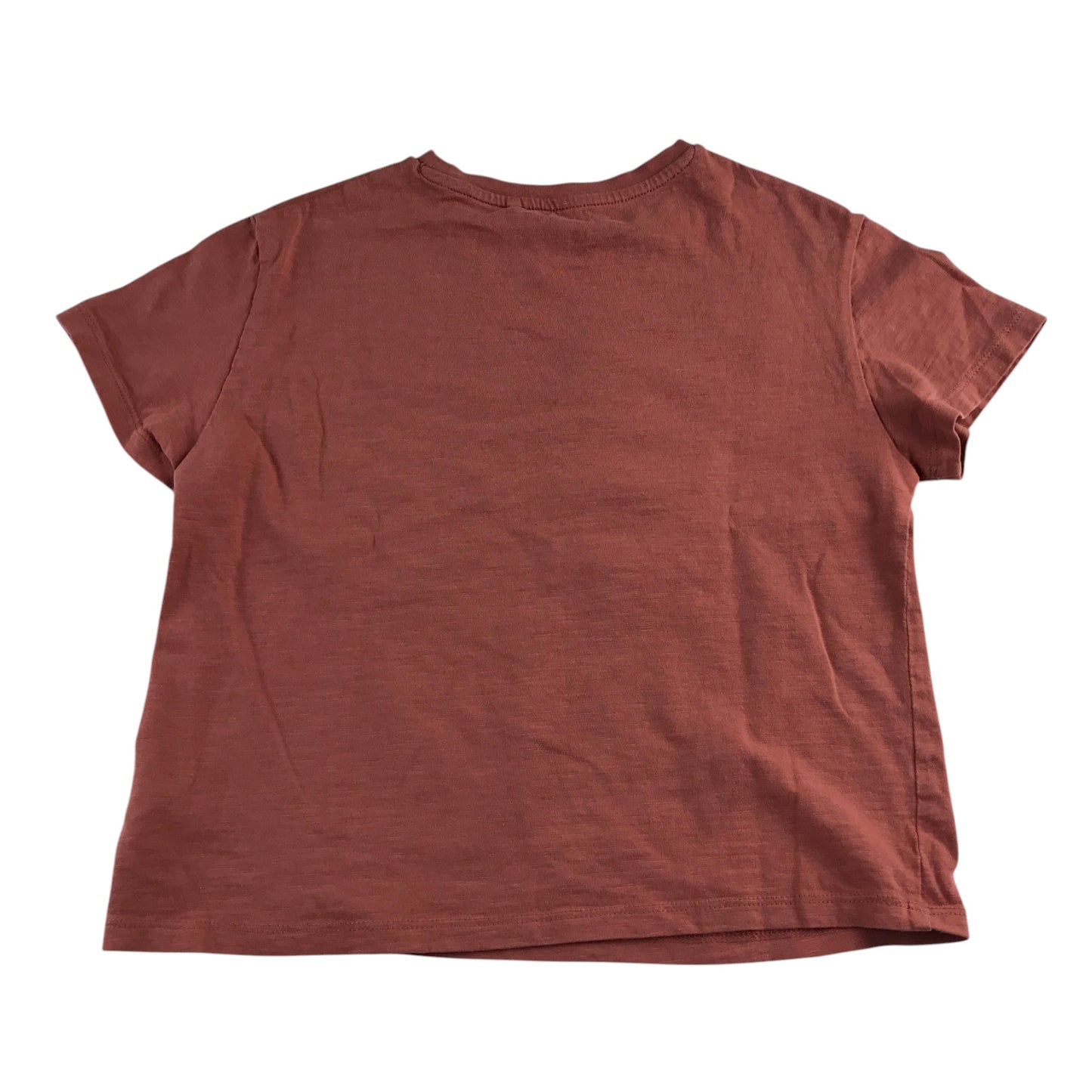 Next and F&F summer bundle 5-6 years brown sequin t-shirt and orange shorts cotton viscose