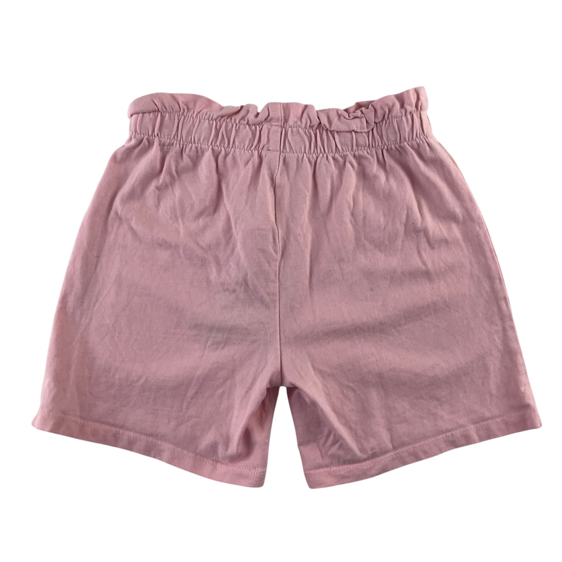 Next and George pyjama set 6-7 years blue unicorn top and pink shorts cotton