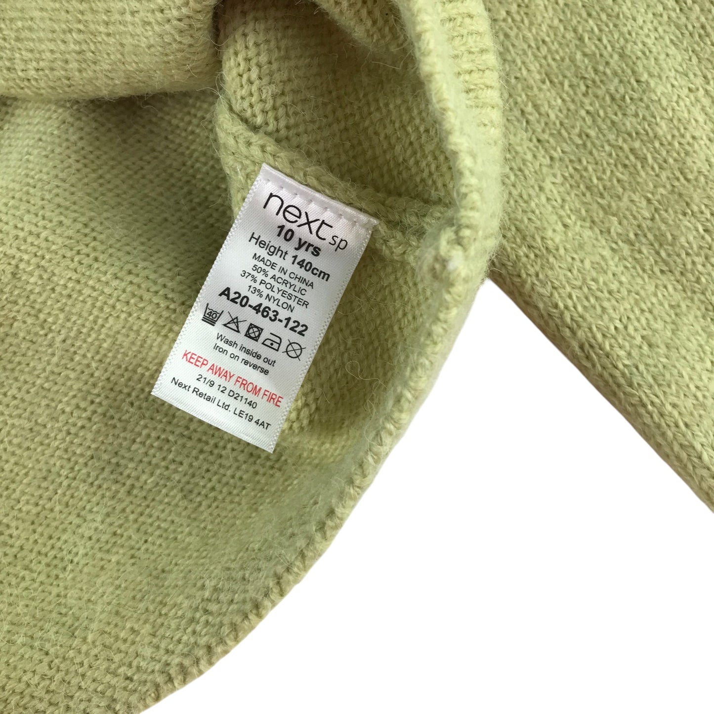 Next and H&M 10 years green cardigan and jeans bundle rose print