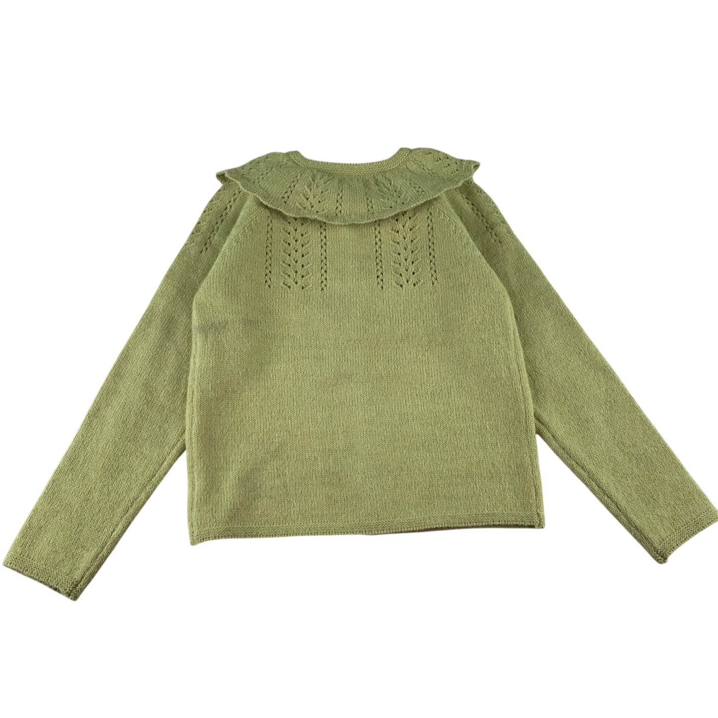 Next and H&M 10 years green cardigan and jeans bundle rose print