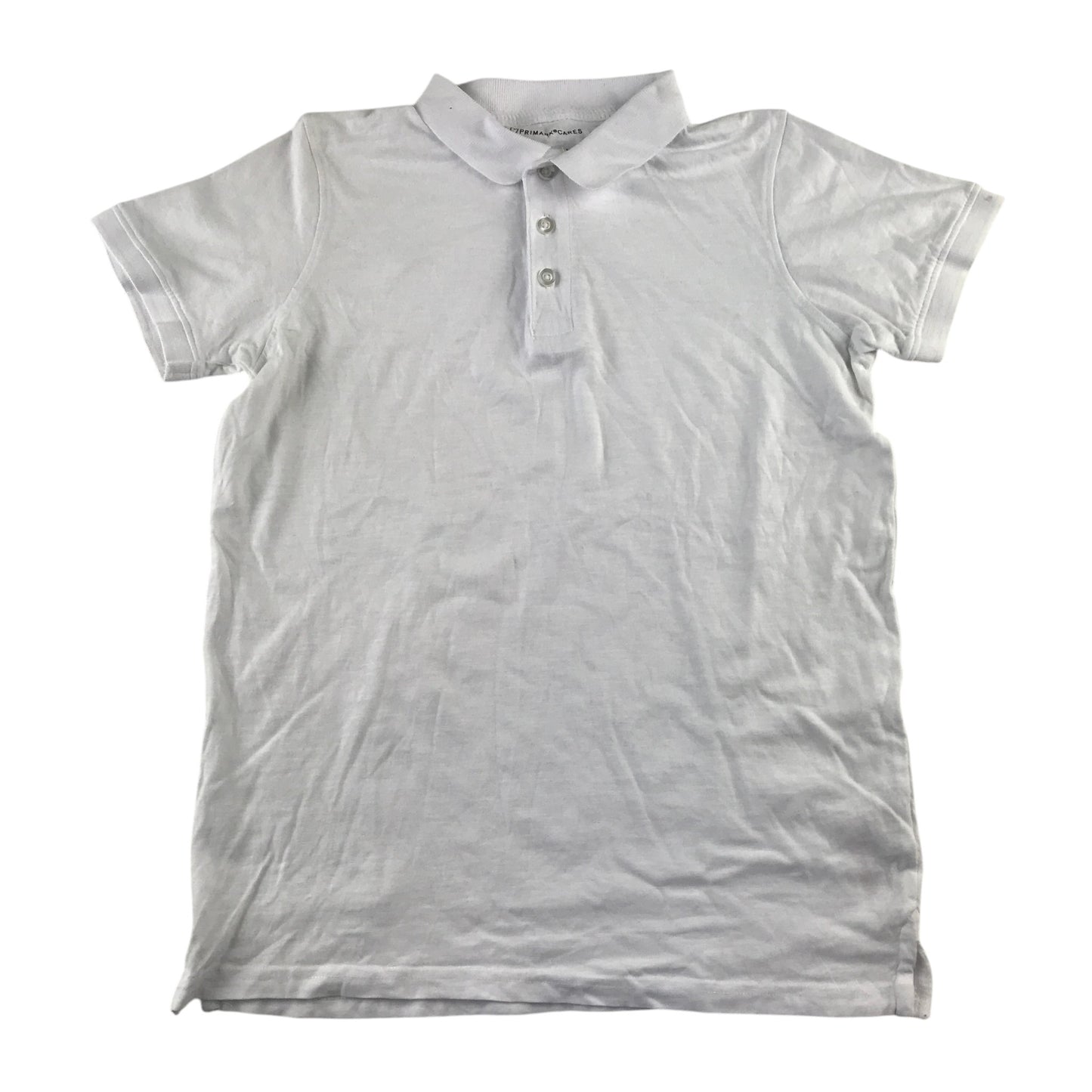 Next and Primark summer bundle 11-12 years white polo shirt and green shorts cotton polyester