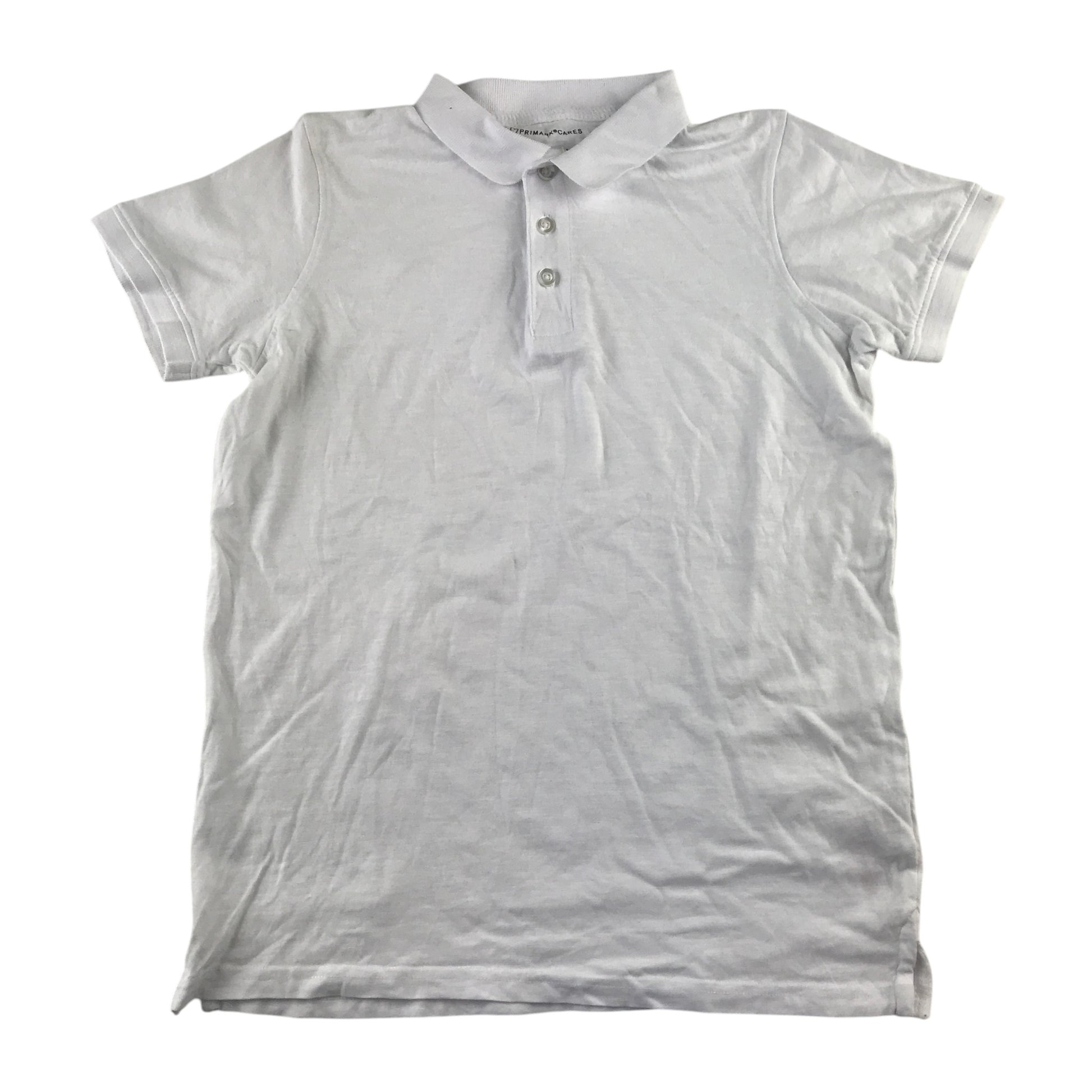 Next and Primark summer bundle 11-12 years white polo shirt and green shorts cotton polyester