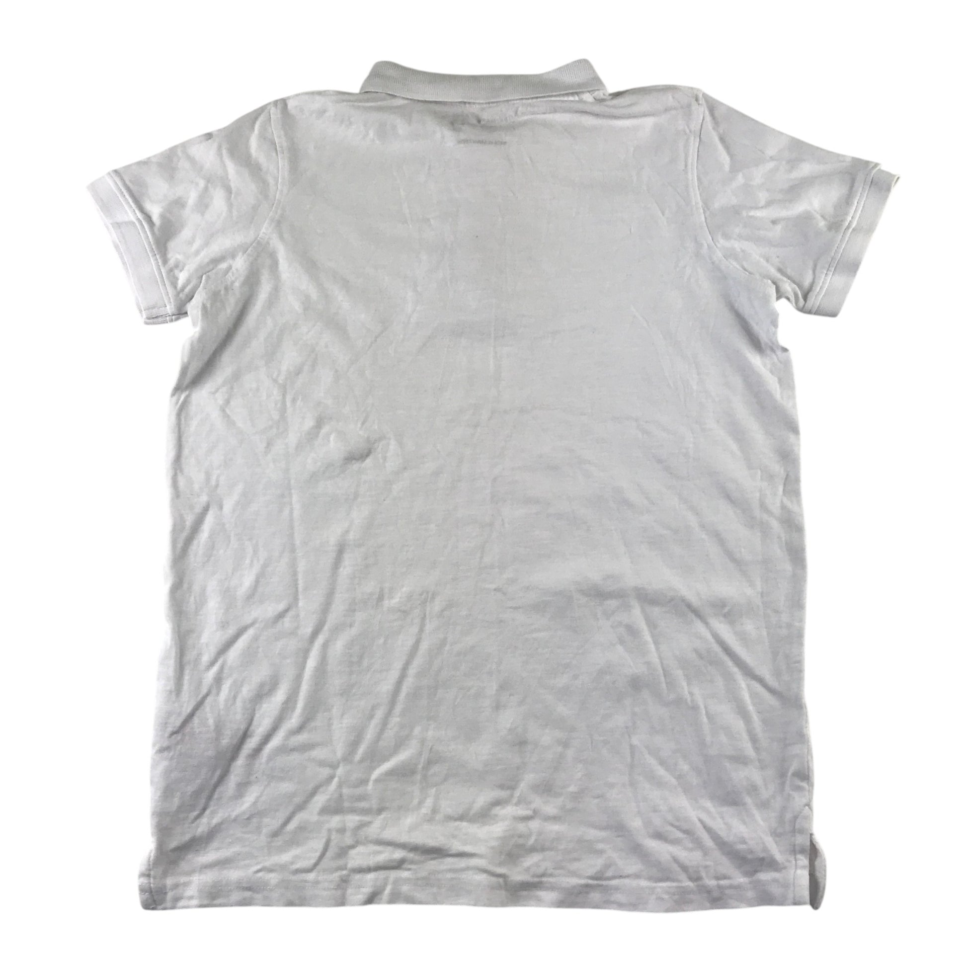 Next and Primark summer bundle 11-12 years white polo shirt and green shorts cotton polyester