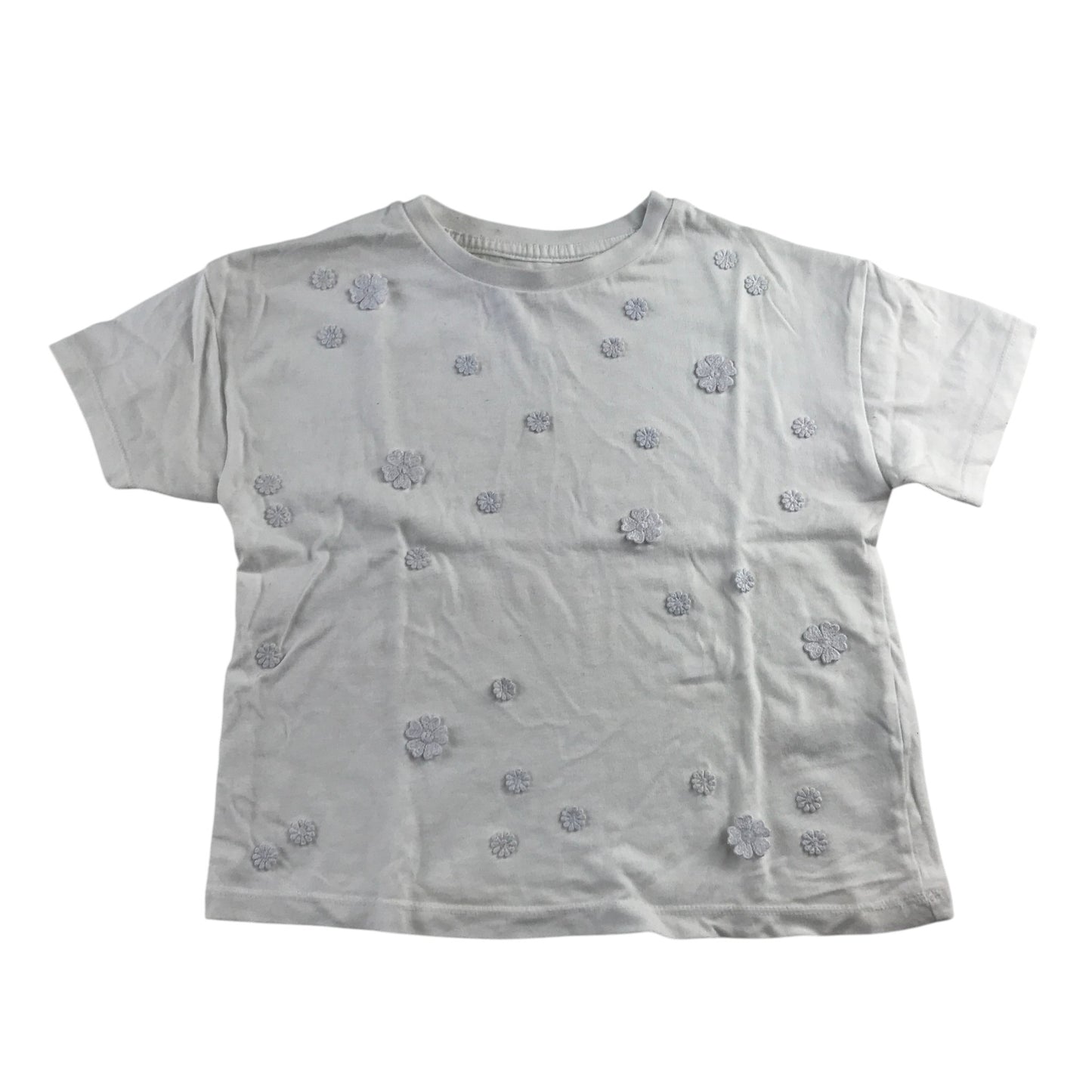 Next and Tu Summer bundle 4-5 years white t-shirt yellow shorts cotton elastane