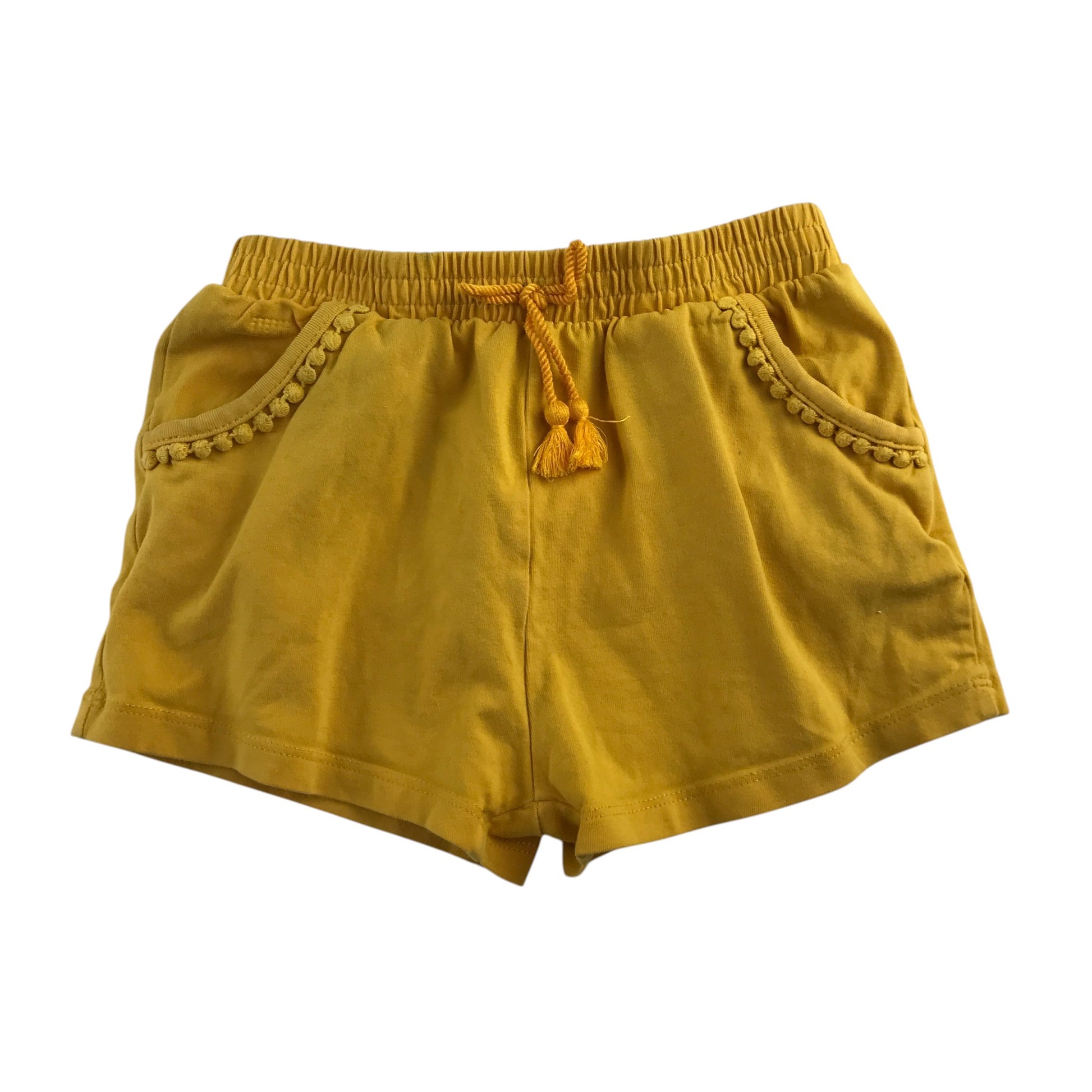 Next and Tu Summer bundle 4-5 years white t-shirt yellow shorts cotton elastane