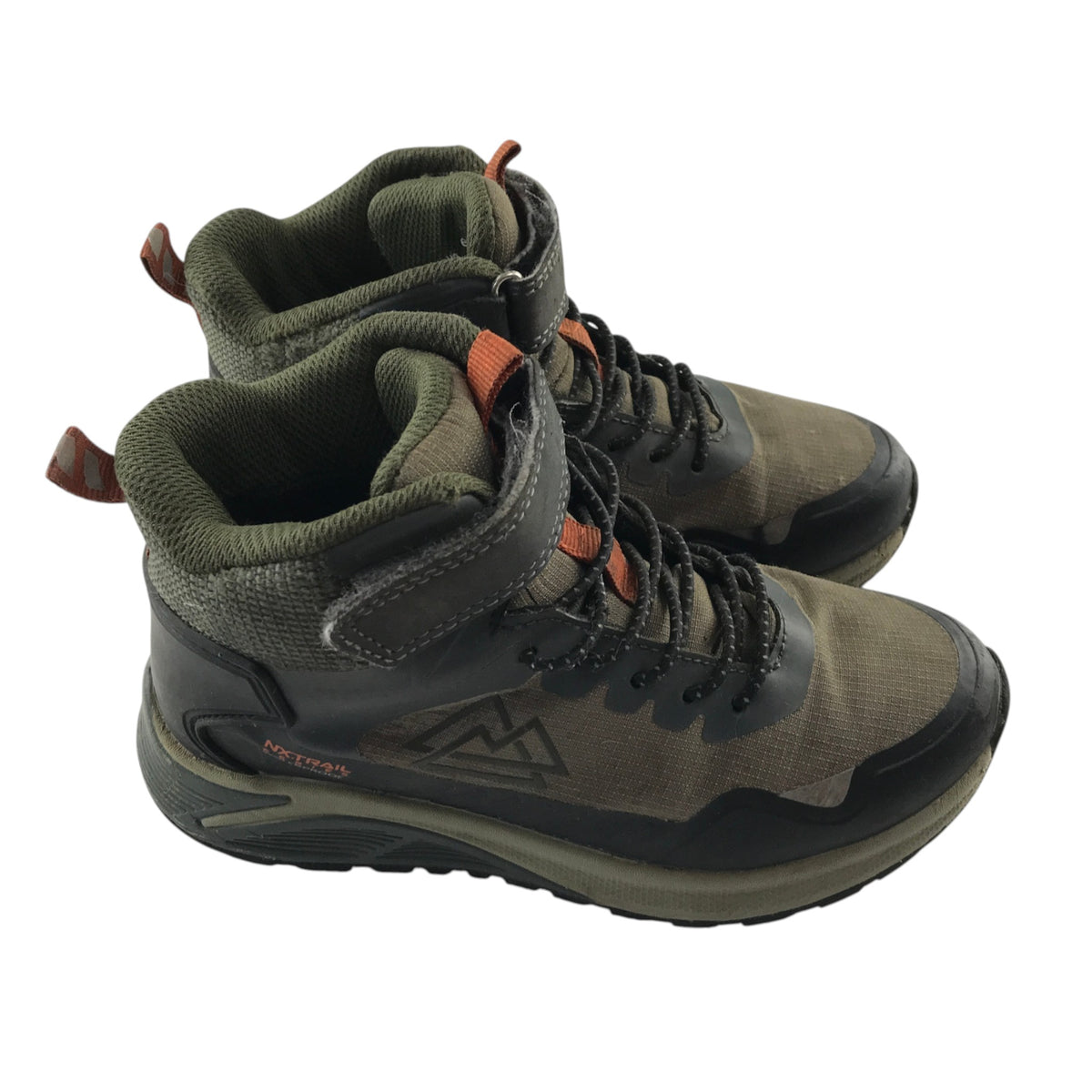 Next size UK 12 junior brown walking boots waterproof
