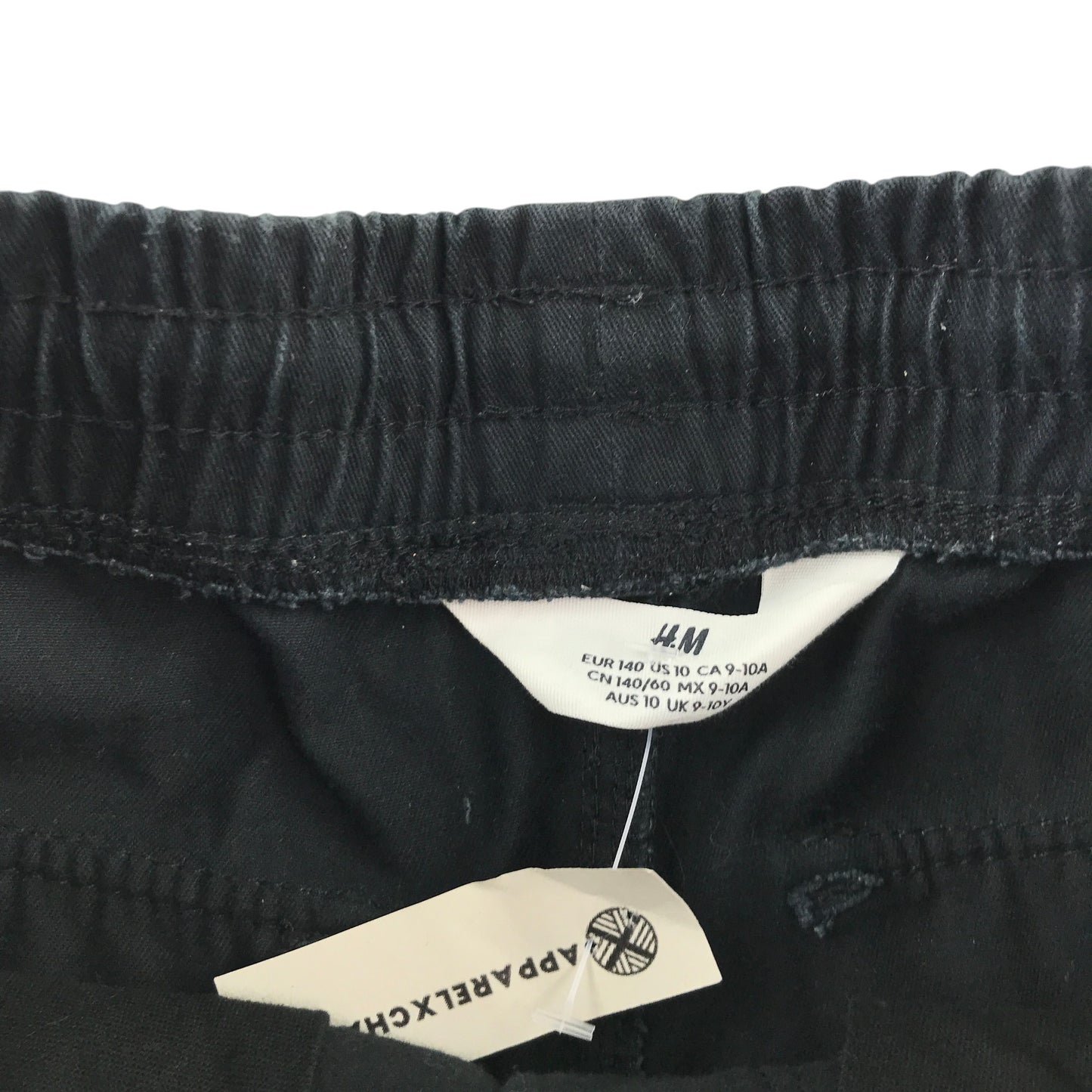 Next and H&M 9-10 years shorts bundle black cotton polyester