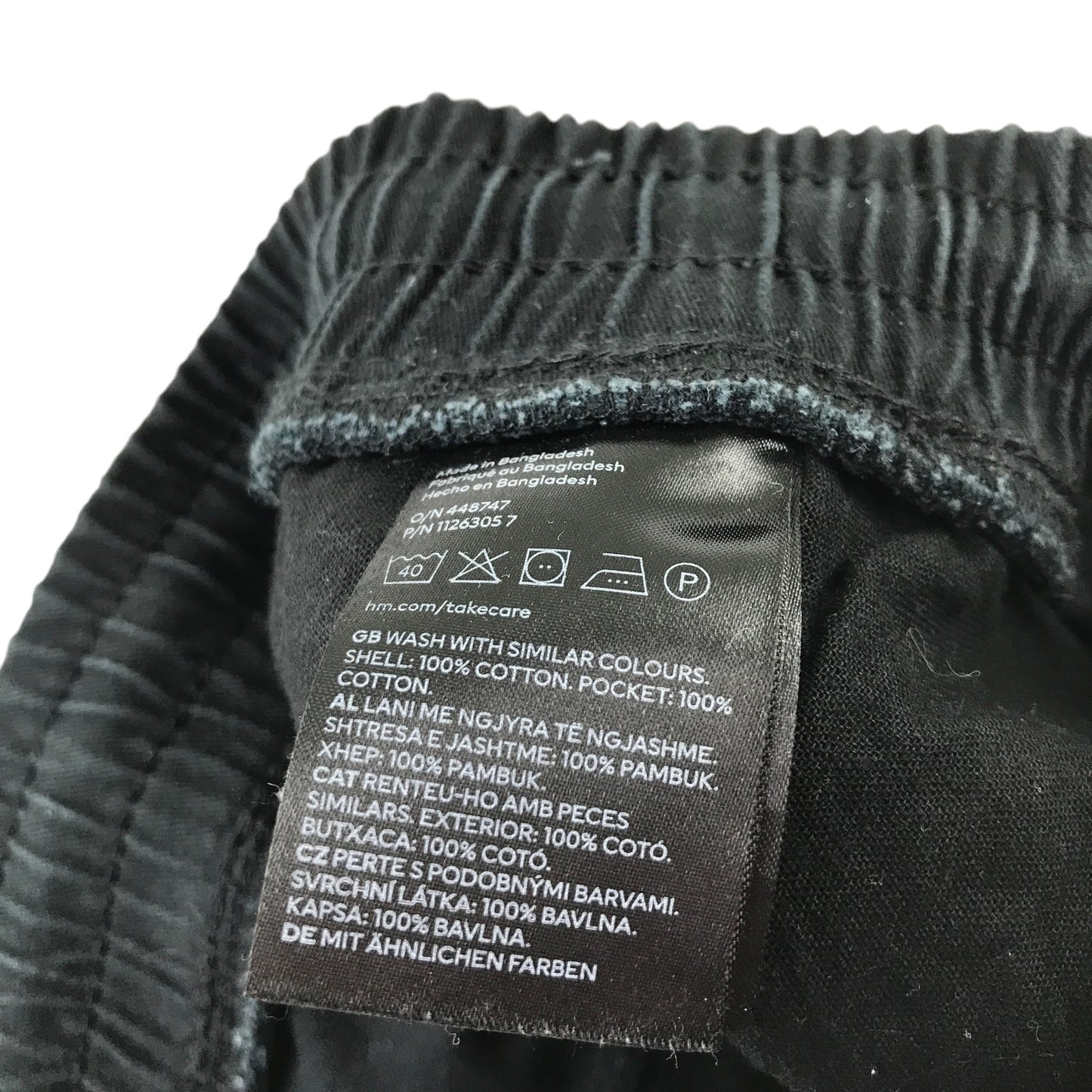 Next and H&M 9-10 years shorts bundle black cotton polyester