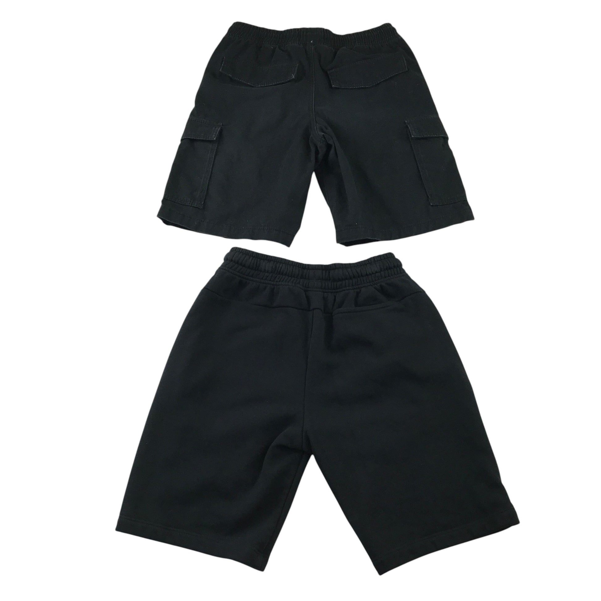 Next and H&M 9-10 years shorts bundle black cotton polyester