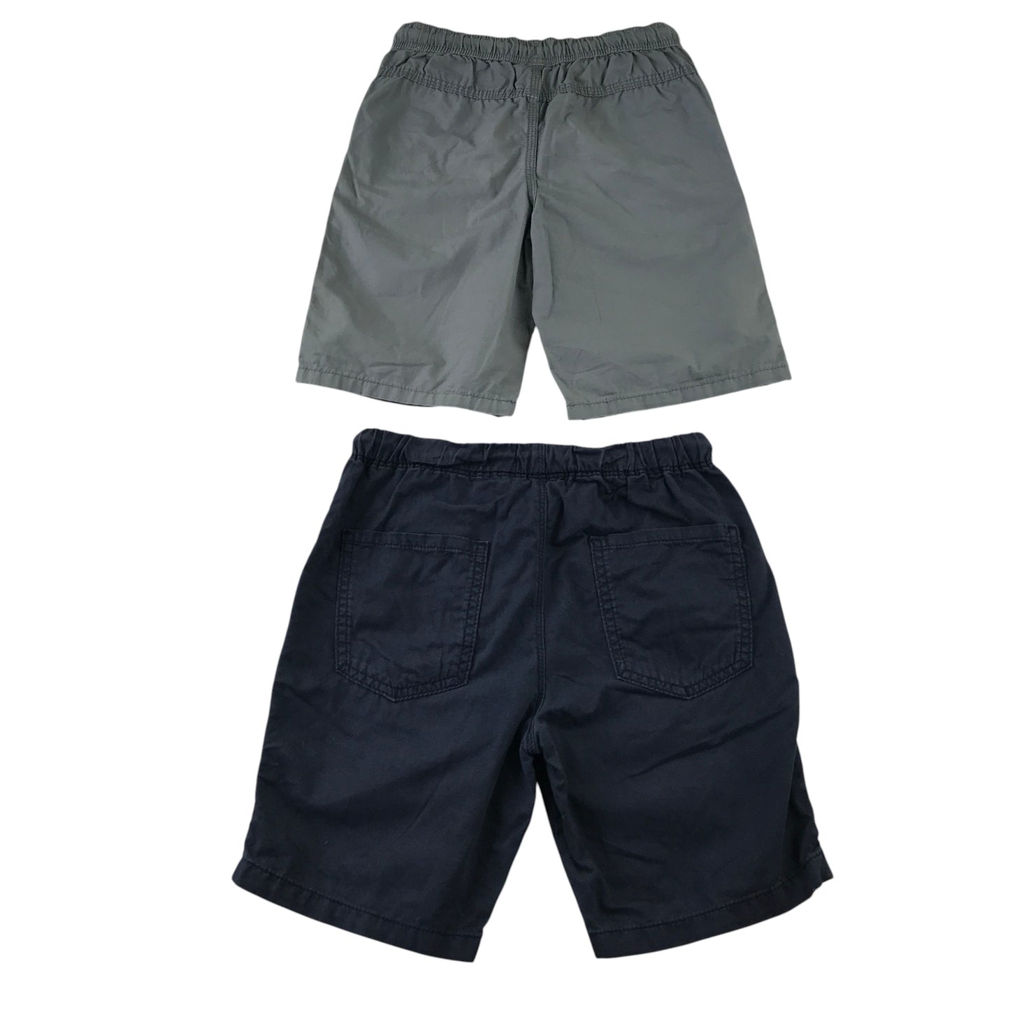 Next and M&Co 7-8 years shorts bundle navy and grey cotton