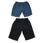 Next and M&S 7-8 years shorts bundle black jersey and blue cotton polyester