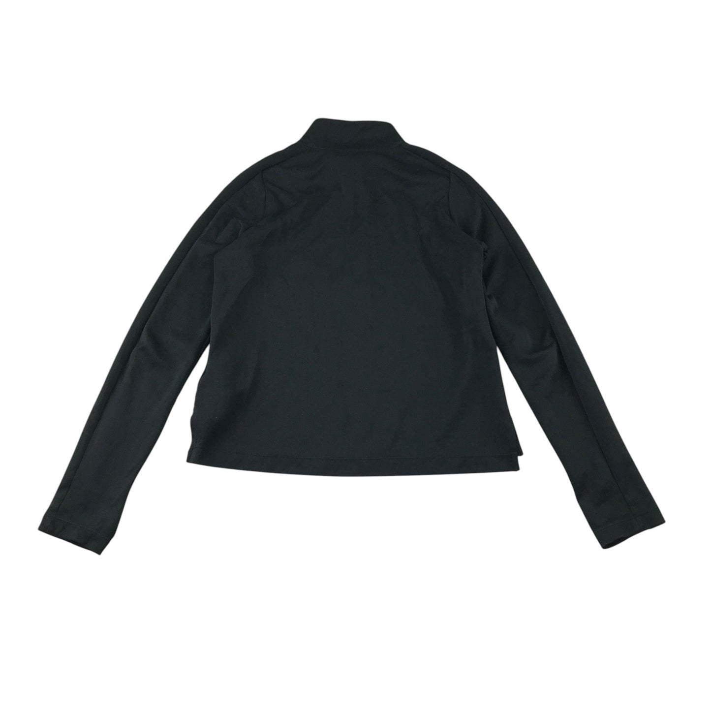 Nike 11-12 years black sport sweater quarter zipper polyester
