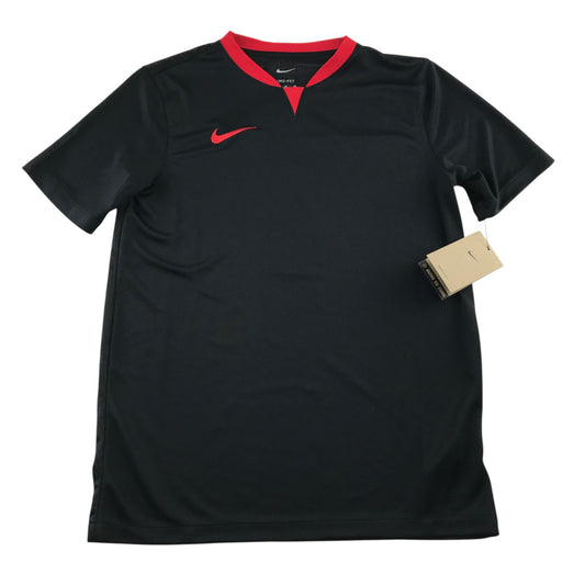 Nike 13-14 years black and red sport top polyester
