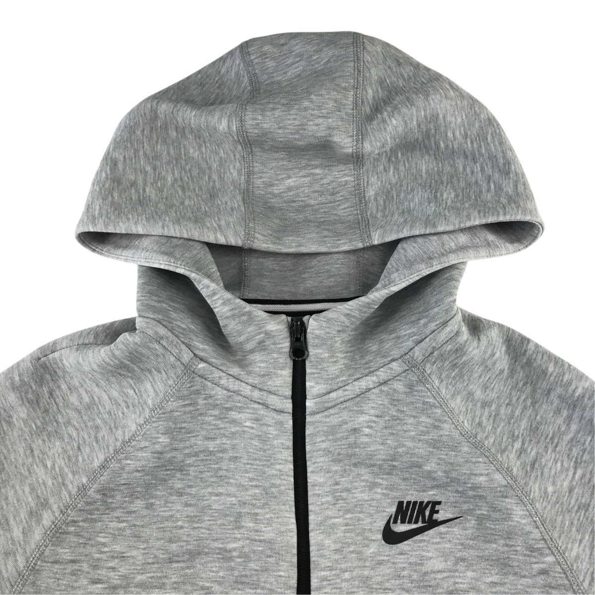 Nike 13-14 years grey hoodie full zipper cotton polyester