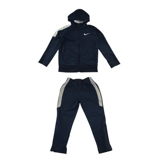 Nike 5-6 years navy blue sport tracksuit set polyester
