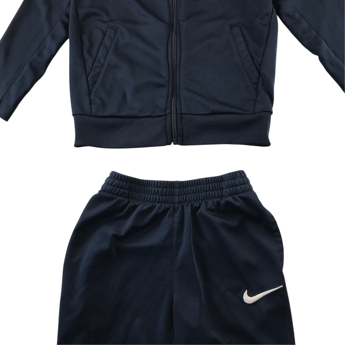 Nike 5-6 years navy blue sport tracksuit set polyester