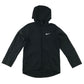 Nike 9-11 black light sporty jacket with hood and zipper polyester
