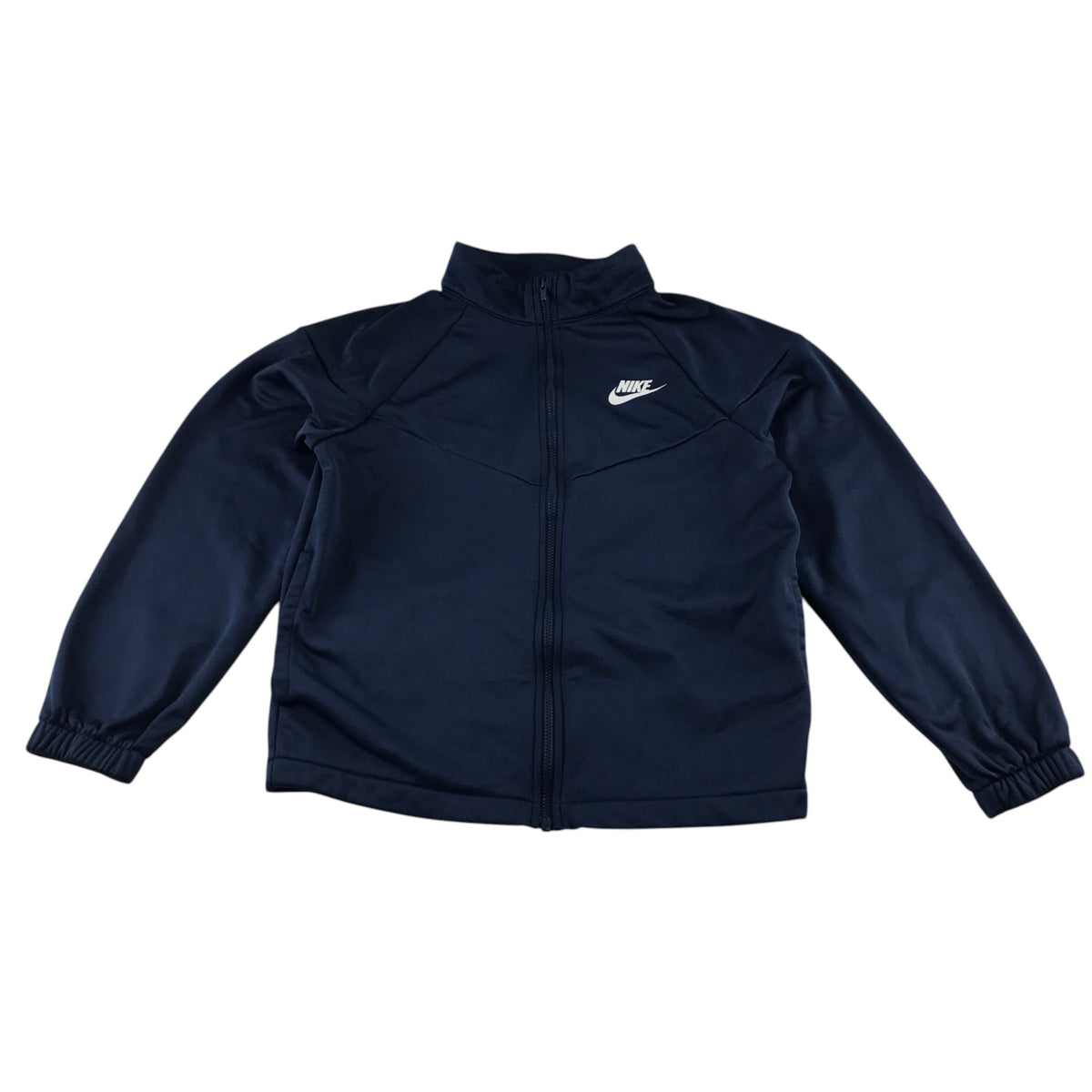 Nike 9-11 navy blue sport sweater full zip polyester