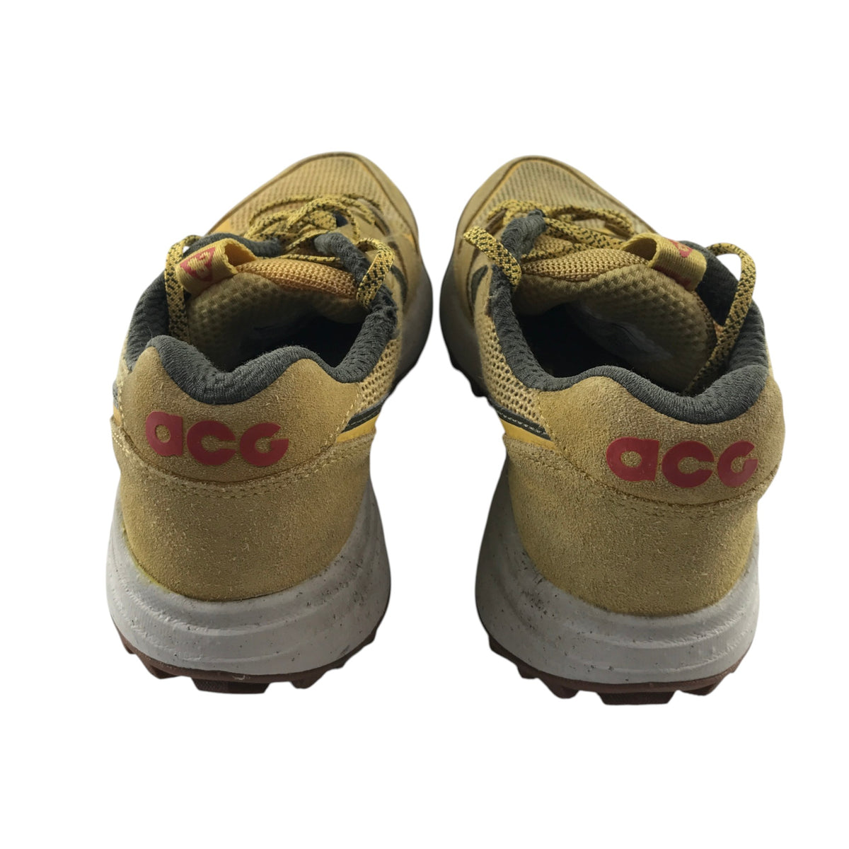 Nike ACG Lowcate Solar Flare size UK 3.5 yellow trainers
