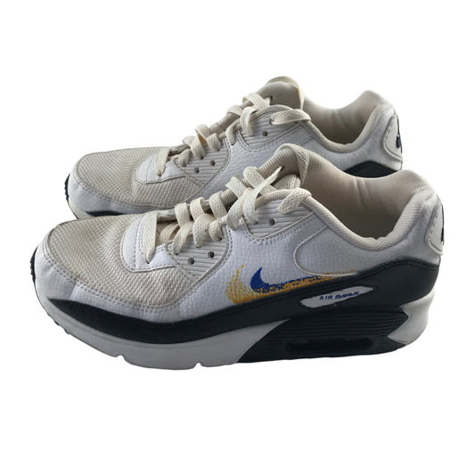 Nike Air Max size UK 4.5 white trainers multicolour logo
