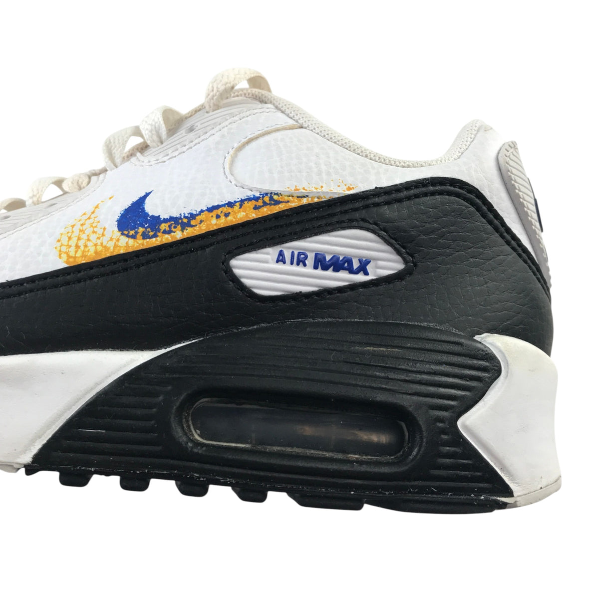 Nike Air Max size UK 4.5 white trainers multicolour logo