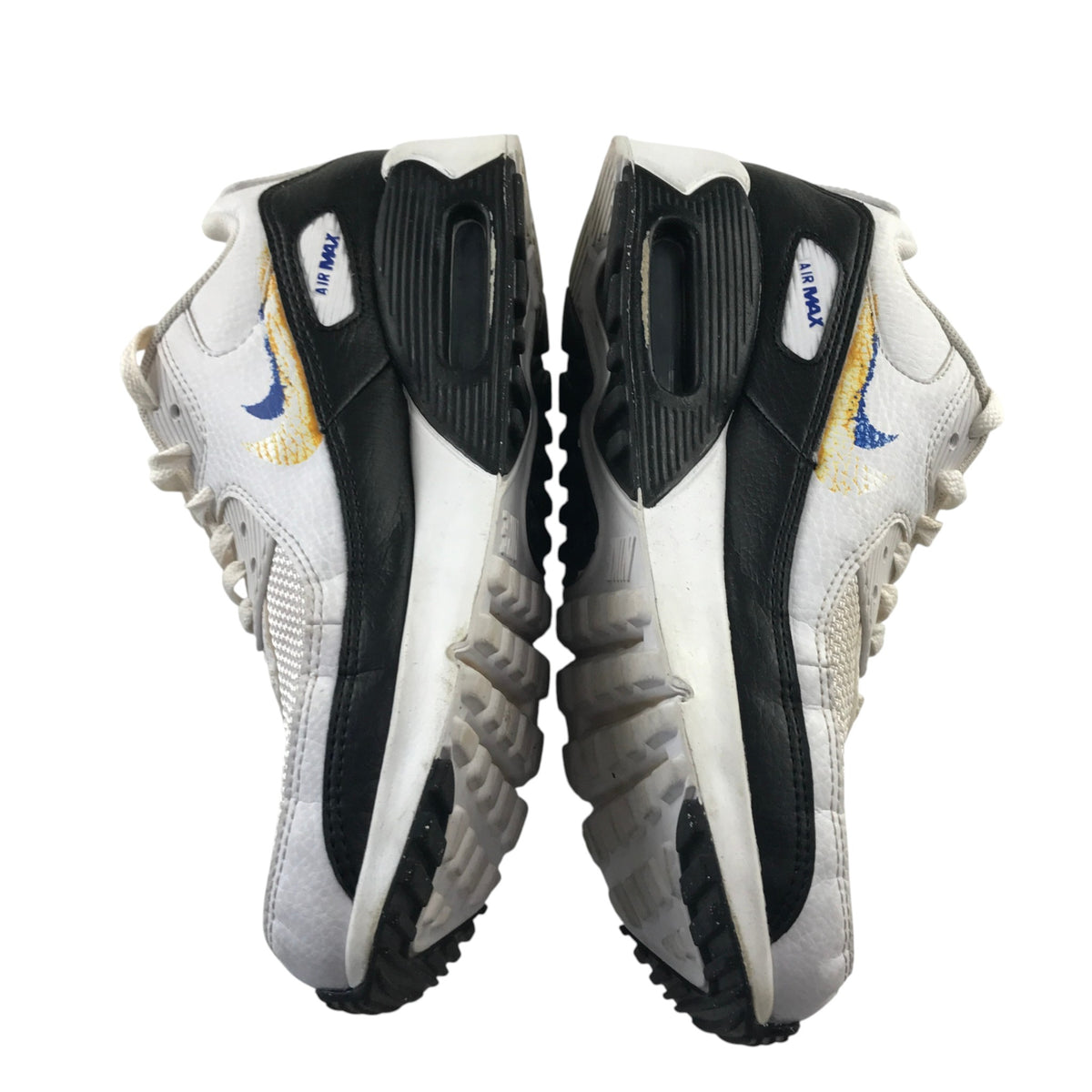 Nike Air Max size UK 4.5 white trainers multicolour logo