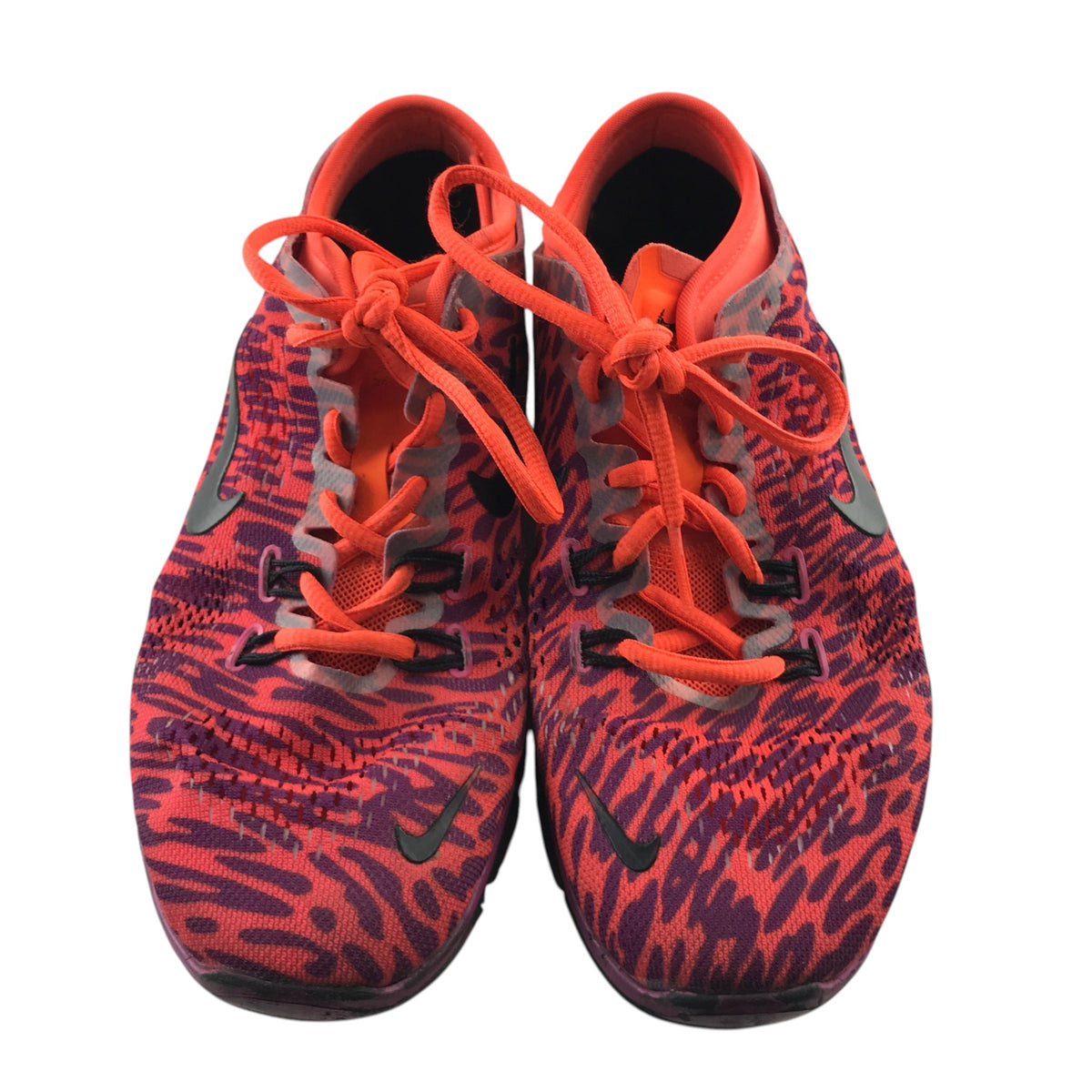 Nike Free 5.0 TR Fit 4 PRT size UK 4 orange and purple cross-trainer shoes