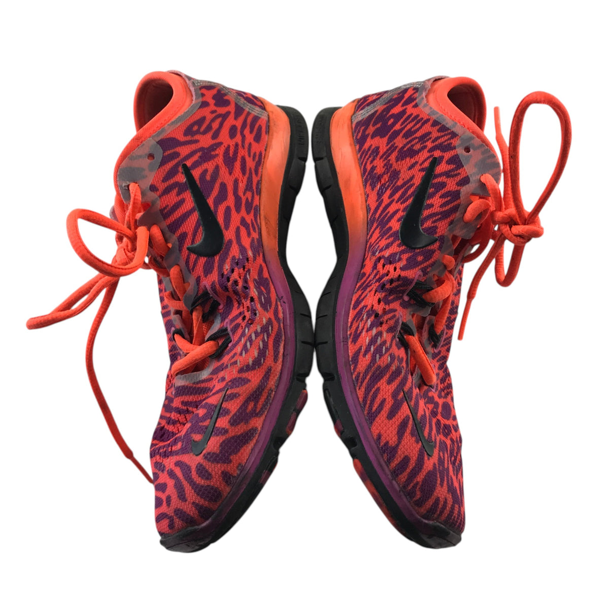 Nike Free 5.0 TR Fit 4 PRT size UK 4 orange and purple cross-trainer shoes