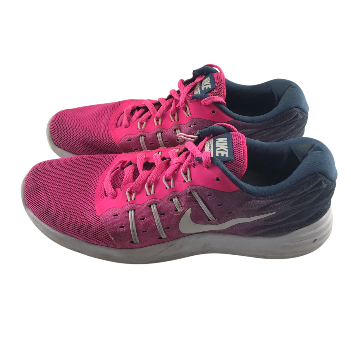 Nike Lunarstelos size UK 5.5 pink running trainers
