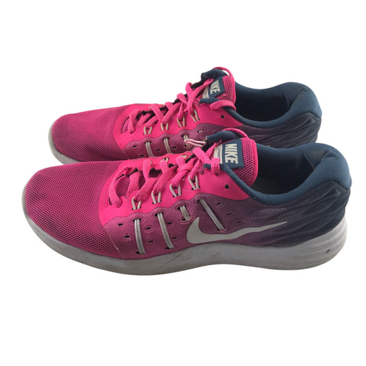Nike Lunarstelos size UK 5.5 pink running trainers