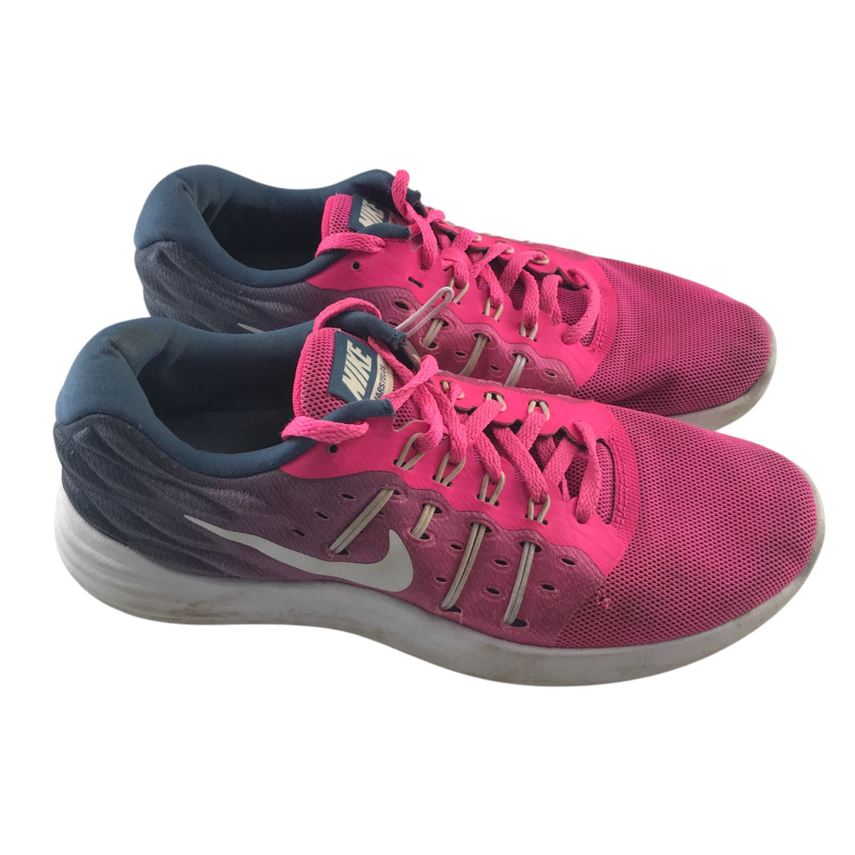Nike Lunarstelos size UK 5.5 pink running trainers