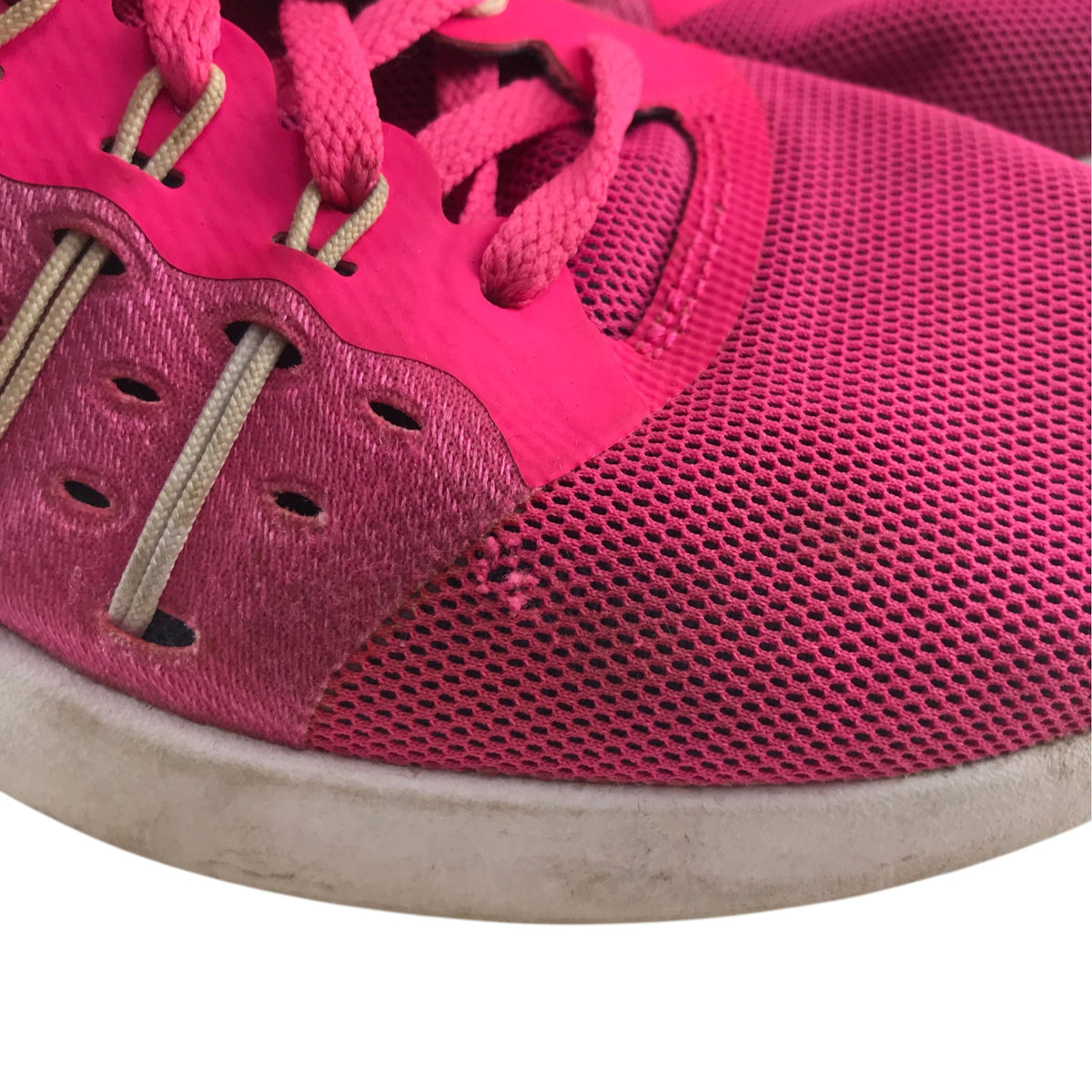 Nike Lunarstelos size UK 5.5 pink running trainers