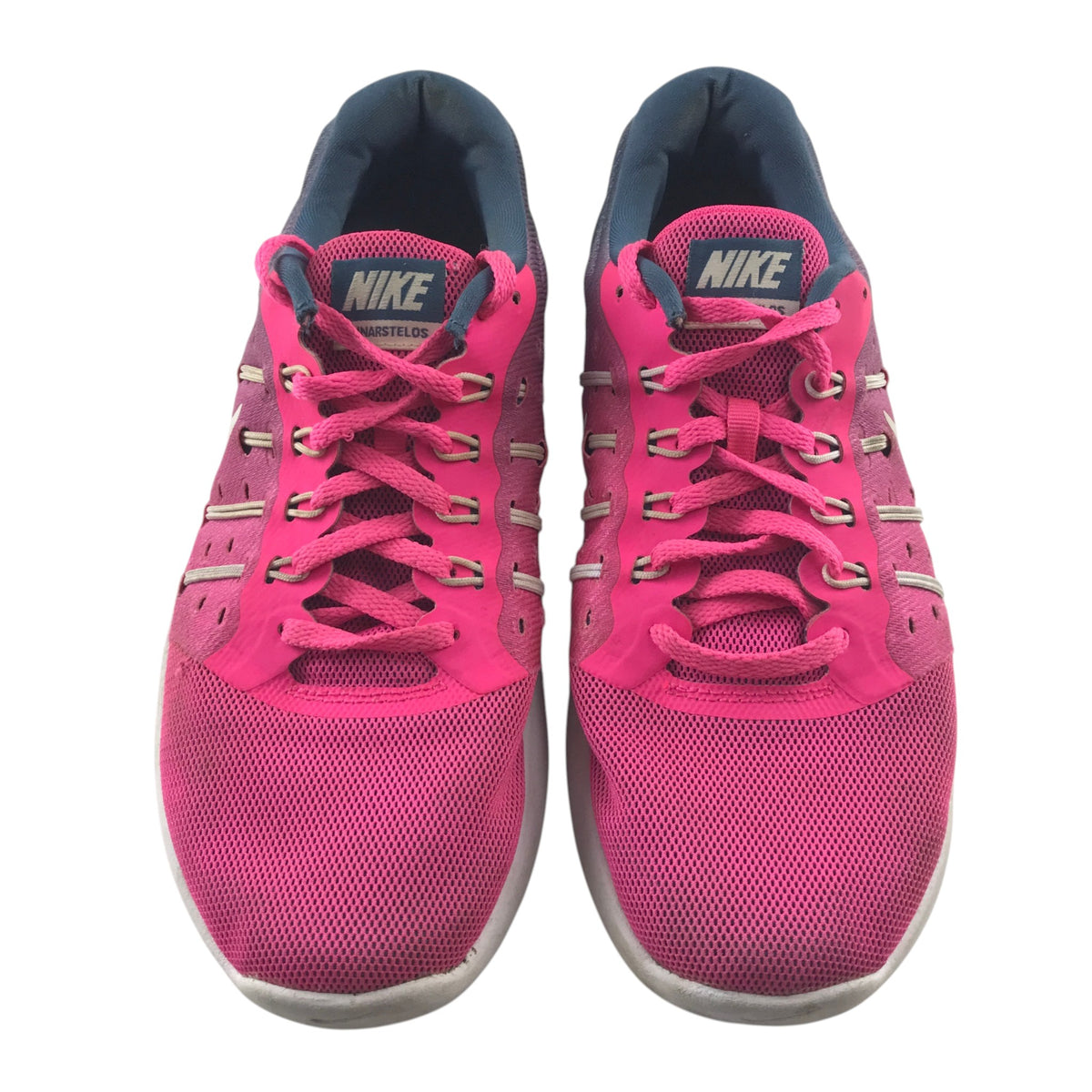 Nike Lunarstelos size UK 5.5 pink running trainers