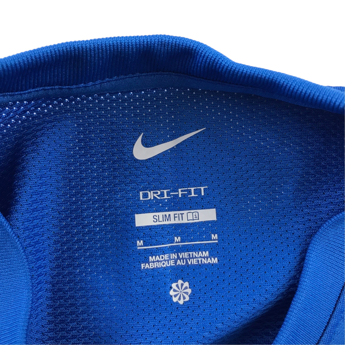 Nike size M blue men's sport top polyester