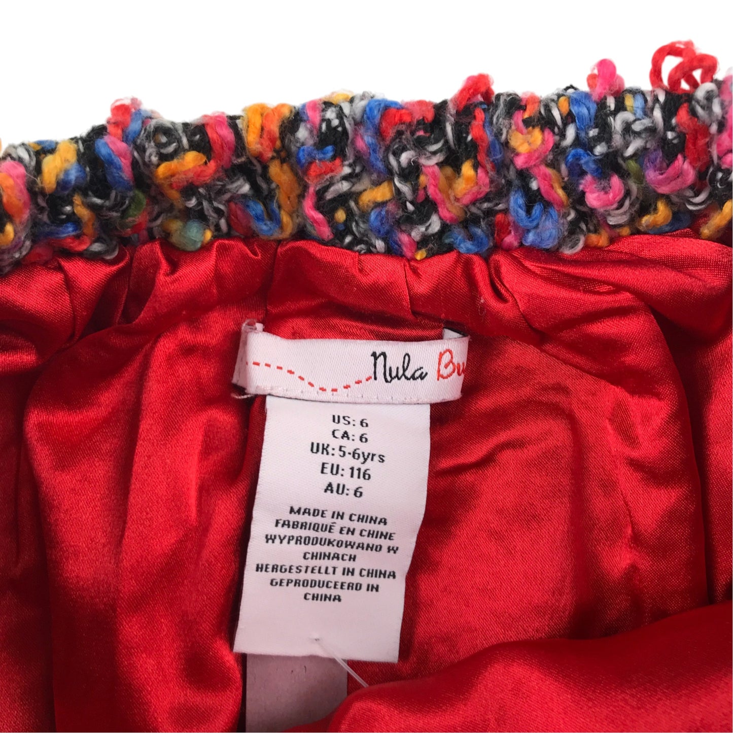 Nula Bug 5-6 years multicolour skirt