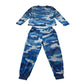 Nutmeg 5-6 years blue camo pyjama set polyester elastane