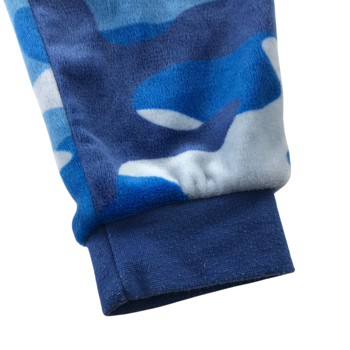 Nutmeg 5-6 years blue camo pyjama set polyester elastane