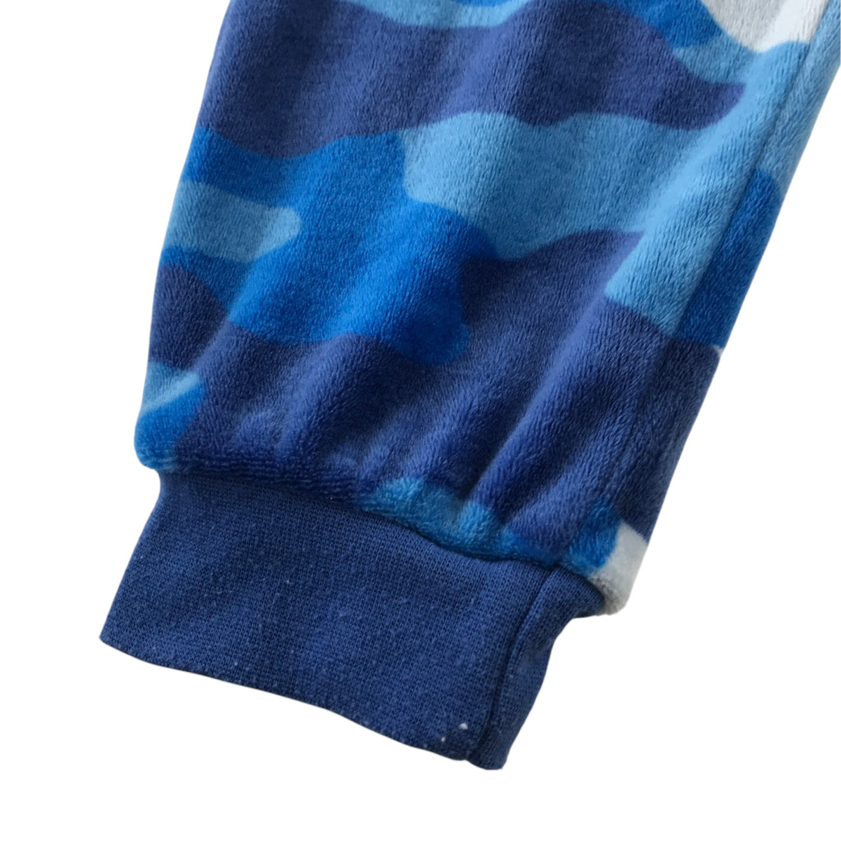 Nutmeg 5-6 years blue camo pyjama set polyester elastane