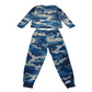 Nutmeg 5-6 years blue camo pyjama set polyester elastane