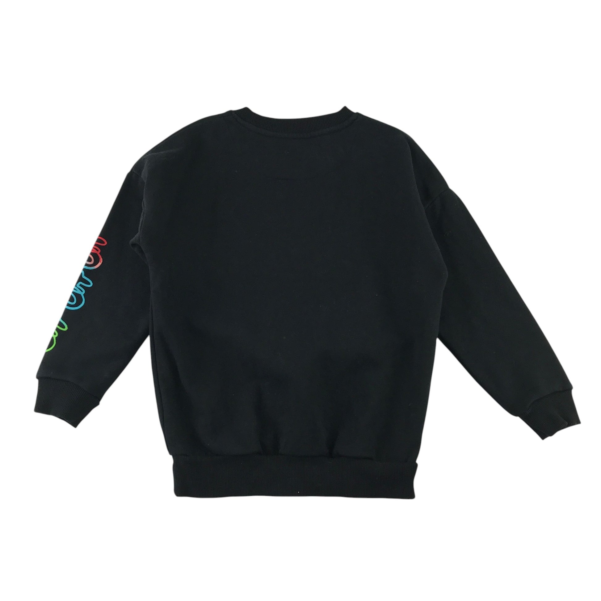 Nutmeg 6-7 years black sweater skull print cotton polyester