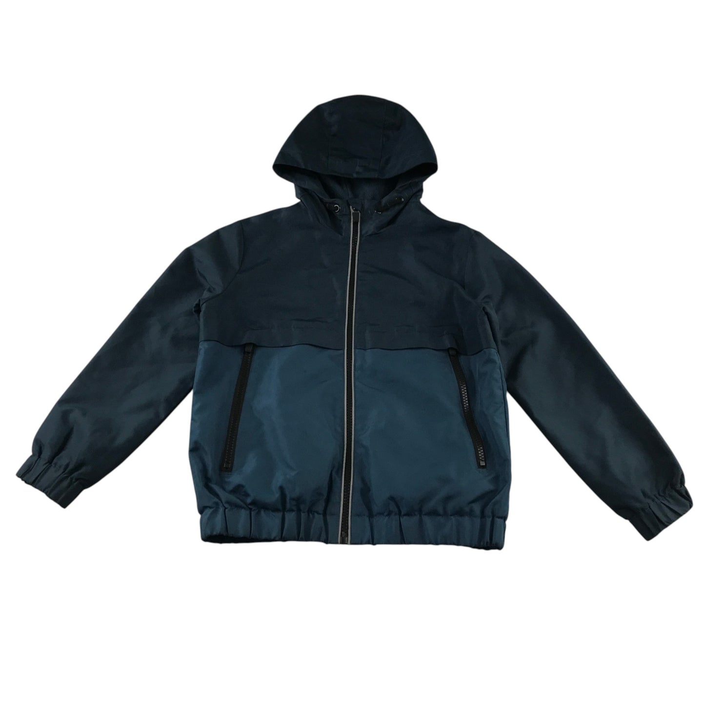 Nutmeg 6-7 years blue light hooded jacket polyester