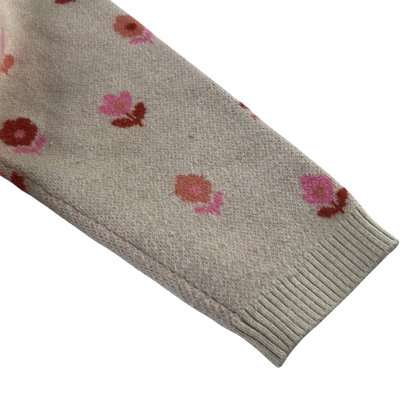 Nutmeg 6-7 years floral jumper polyester viscose polyamide