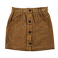 Nutmeg 7-8 years brown corduroy skirt cotton