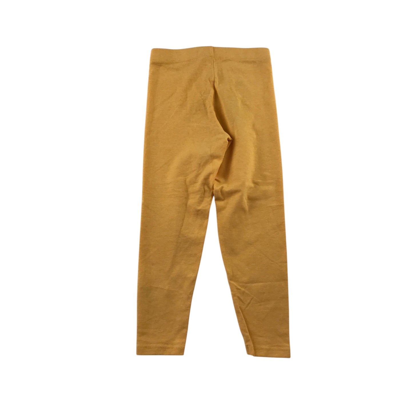 Nutmeg 5-6 years yellow leggings unicorn detail cotton polyester elastane