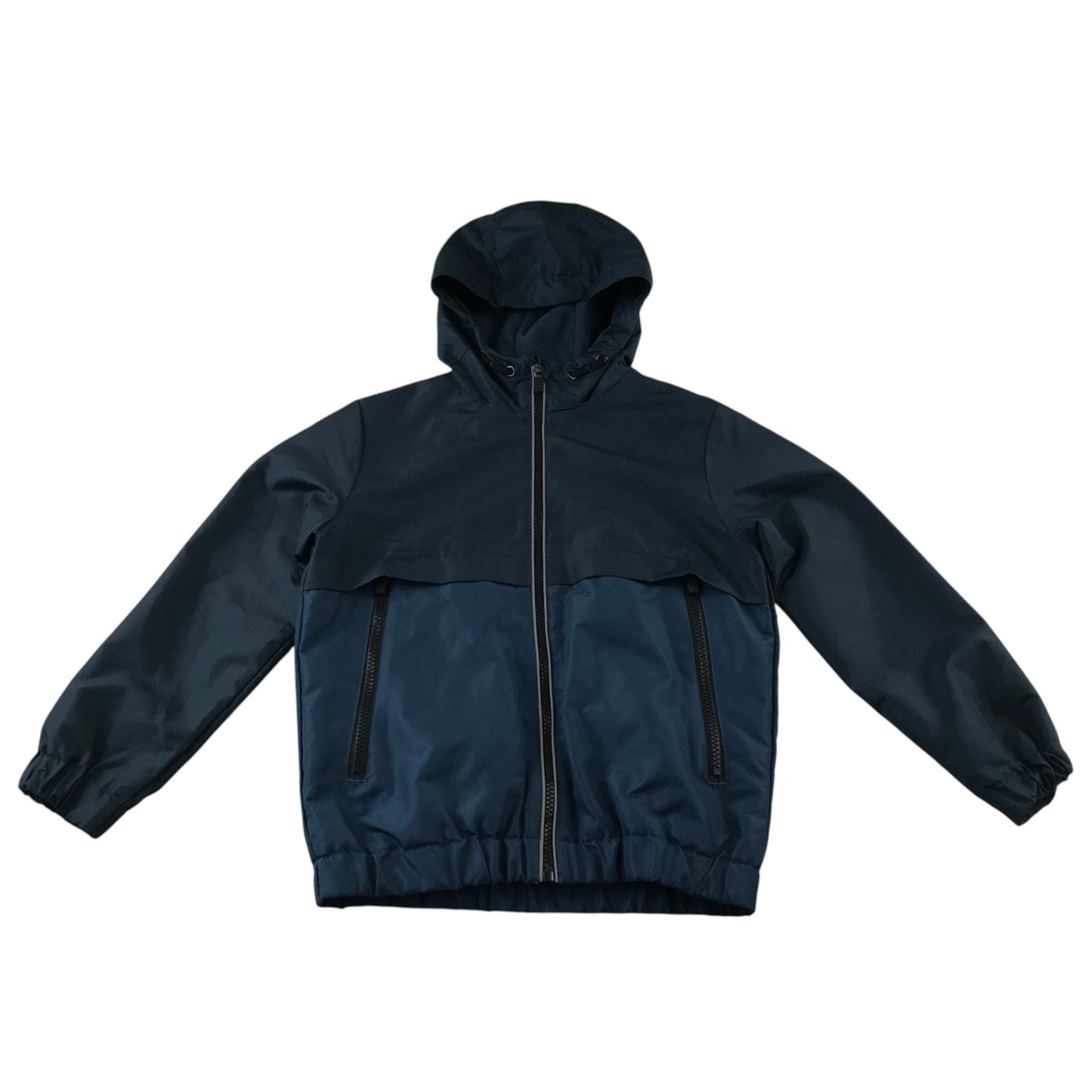 Nutmeg 6-7 years navy blue hooded windbreaker polyester