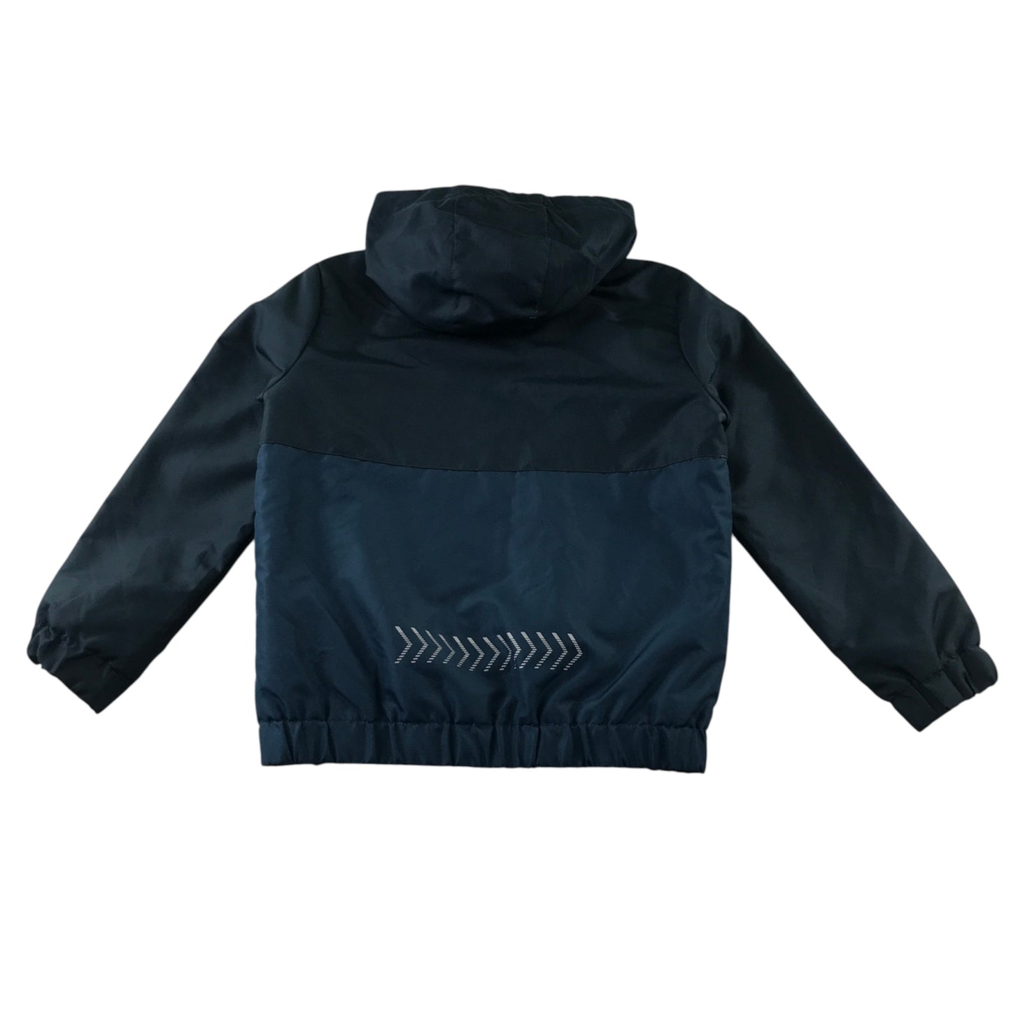 Nutmeg 6-7 years navy blue hooded windbreaker polyester