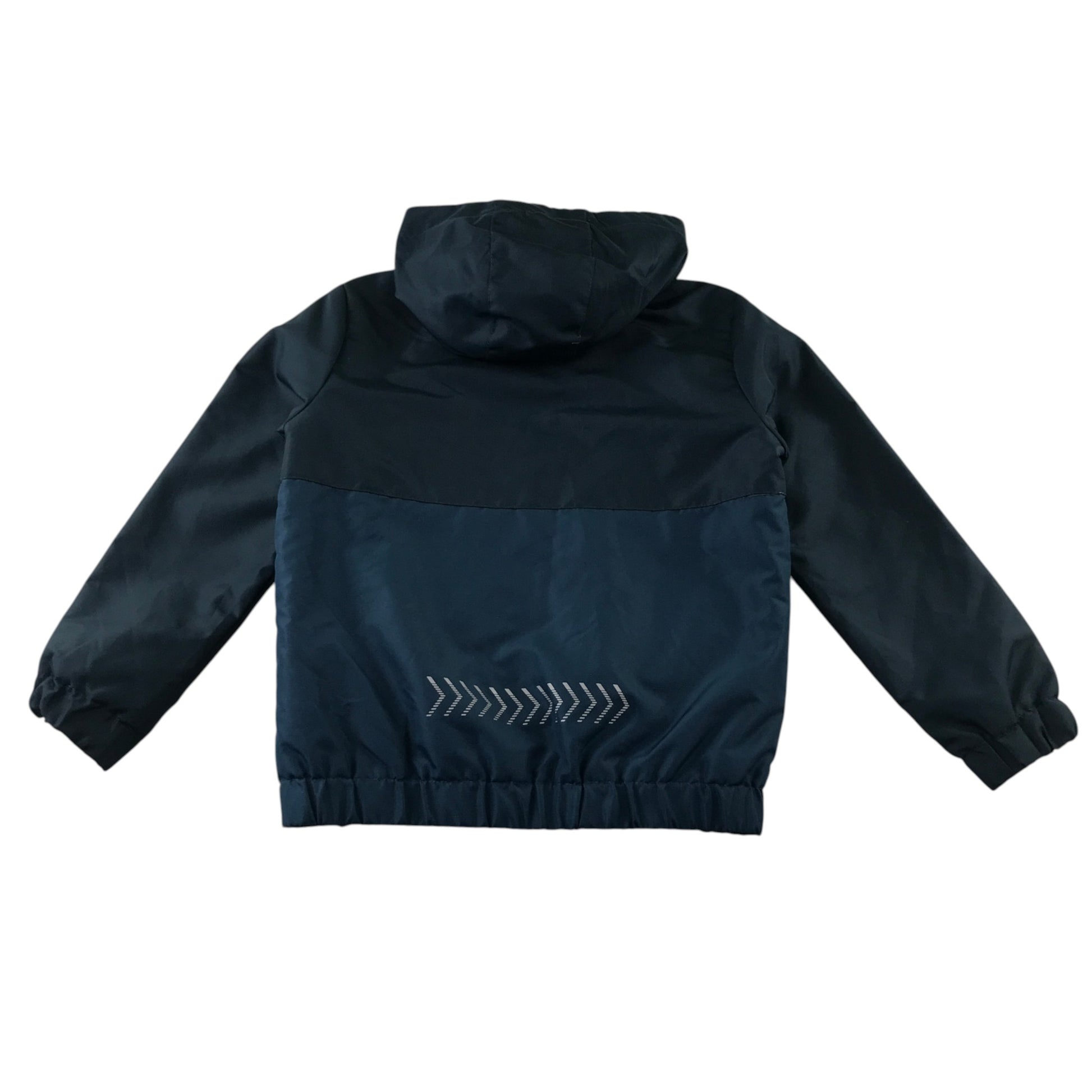 Nutmeg 6-7 years navy blue hooded windbreaker polyester
