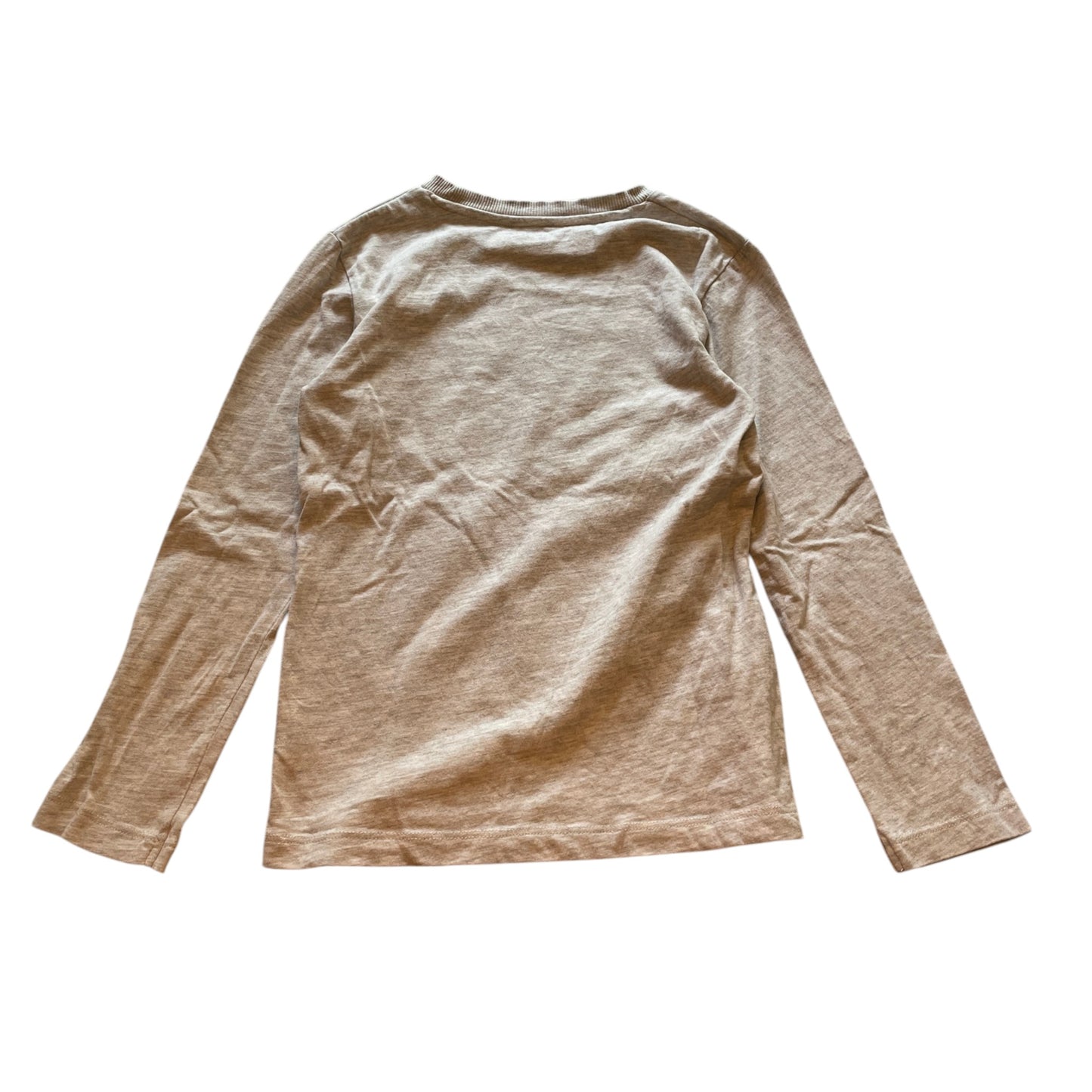 Nutmeg 7-8 years grey t-shirt Christmas T-rex print cotton viscose