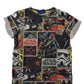 Next T-Shirt 6-7 Years Black STAR WARS Comic style Print